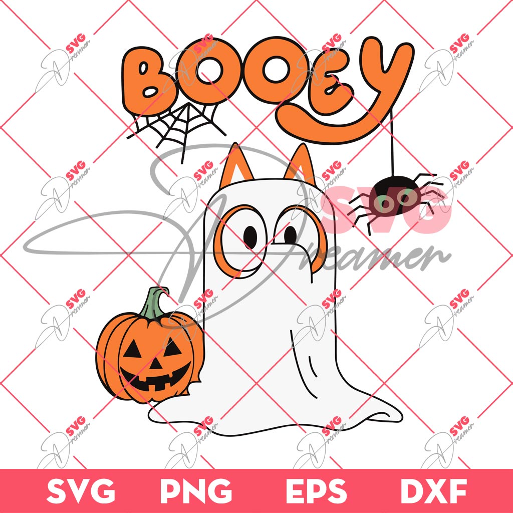 Bingo Booey SVG PNG, Bingo Halloween SVG PNG, Bluey Halloween SVG PNG