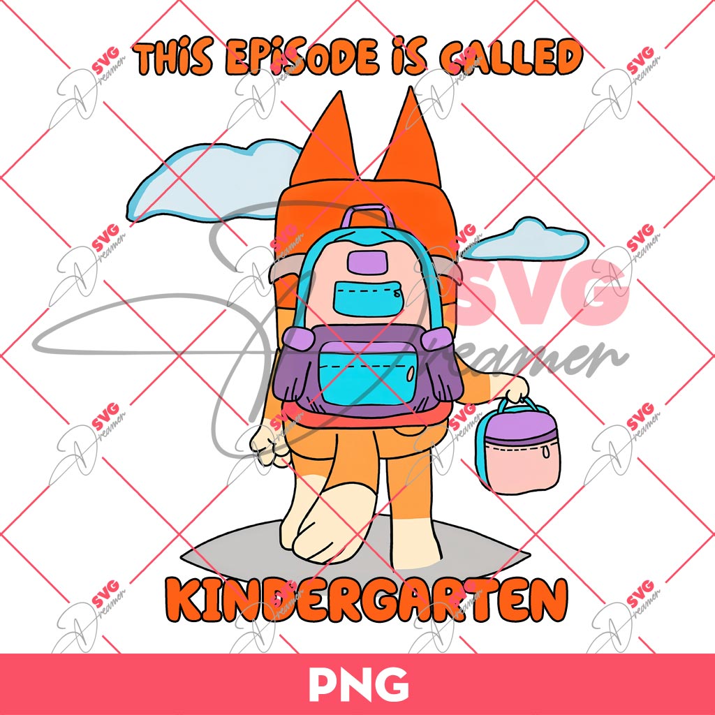 Bingo This Episode Is Called Kindergarten PNG, Bingo Back To School PNG