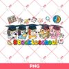 Bluey Bingo Back To School PNG, Bluey First Day Of School PNG