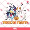 Bluey Bingo Trick Or Treat PNG, Bluey Halloween PNG