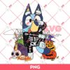 Bluey Halloween PNG, Spooky Vibes PNG, Happy Halloween Bluey PNG