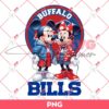 Buffalo Bills NFL Mickey Minnie PNG, Disney Football PNG