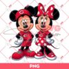Cincinnati Reds Mickey And Minnie PNG, Disney Mickey Minnie Reds MLB Baseball PNG