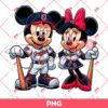 Cleveland Guardians Mickey And Minnie PNG, Disney Mickey Minnie Guardians MLB Baseball PNG