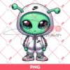 Cute Alien Wearing Nike Outfits PNG, Little Boy Alien Nike Fashion PNG