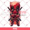 Cute Deadpool PNG, Superhero Deadpool PNG