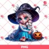 Cute Elsa Witch PNG, Disney Princess Halloween PNG