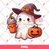 Cute Ghost Halloween PNG, Cute Boo And Pumpkin Halloween PNG