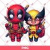 Deadpool And Wolverine Back To School PNG, First Day Of School PNG, Marvel Superhero Back To School PNG
