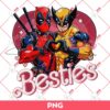 Deadpool Wolverine Besties PNG, Superhero Marvel PNG, Deadpool And Wolverine Movie PNG