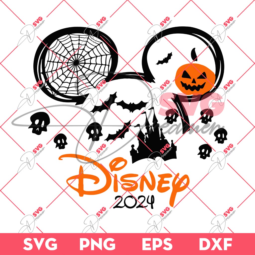 Disney Mickey Halloween 2024 SVG, Disney Halloween SVG