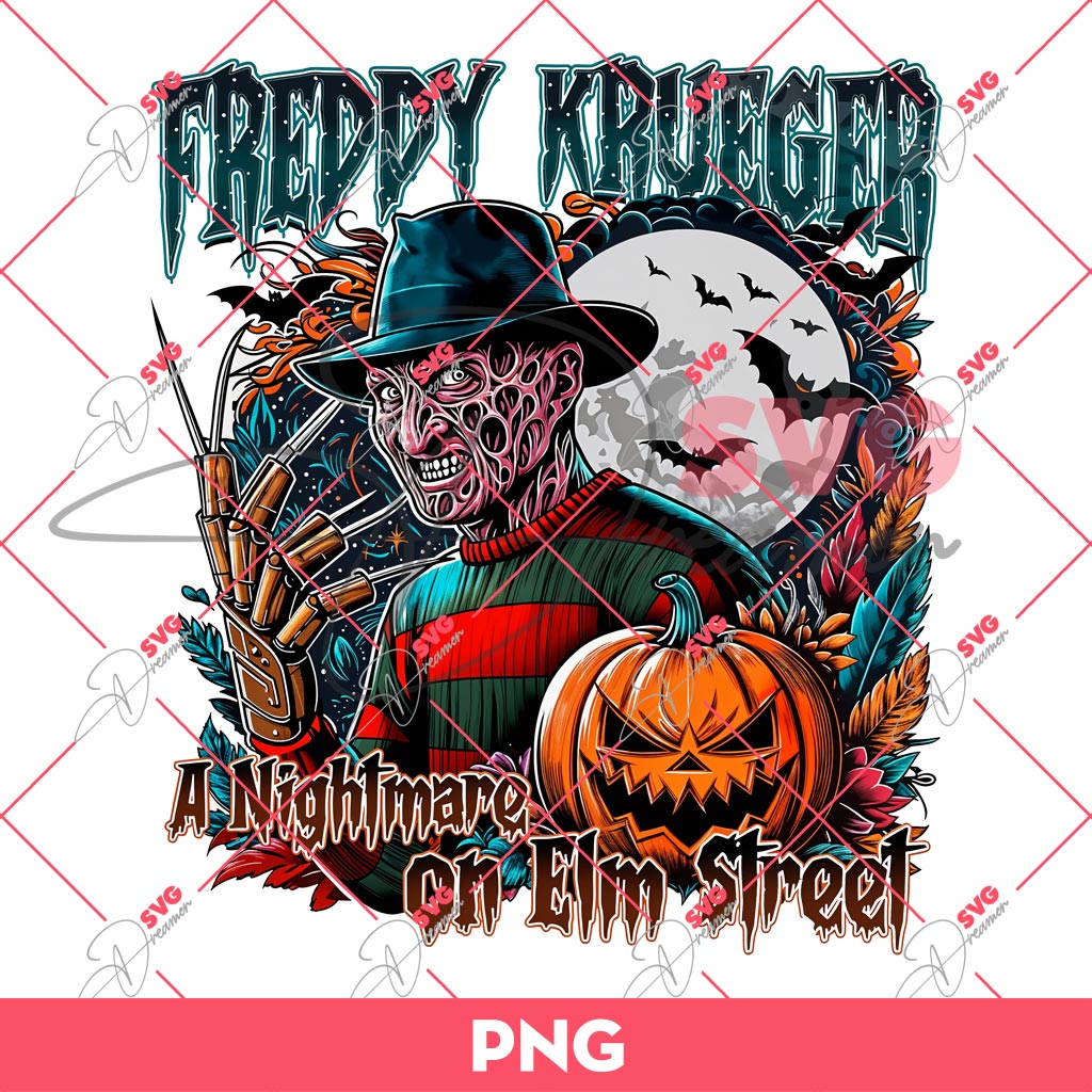 Freddy Krueger Halloween PNG, Horror Characters PNG