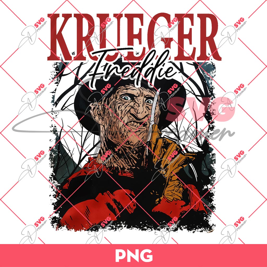 Freddy Krueger Halloween PNG, Horror Movie Characters PNG