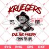 Freddy Krueger SVG, One Two Freddys Coming For You SVG, Horror Character Halloween SVG PNG