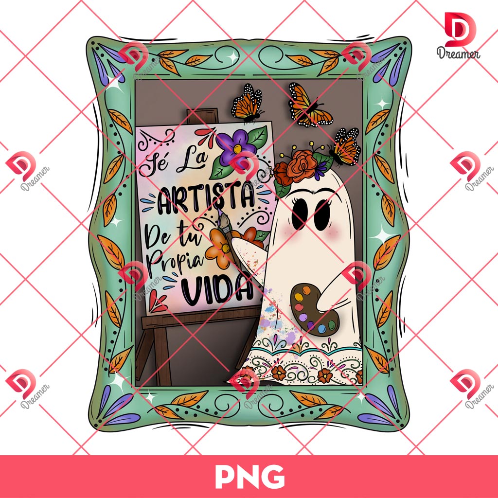 Frida Ghoul PNG, Halloween Ghost PNG