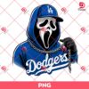 Ghostface LA Dodgers PNG, Los Angeles Dodgers PNG, Horror Character NFL Football PNG
