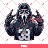 Ghostface Las Vegas Raider Fan PNG, Horror Movie Character NFL Football PNG