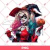 Harley Quinn Witch PNG, Harley Quinn Halloween PNG