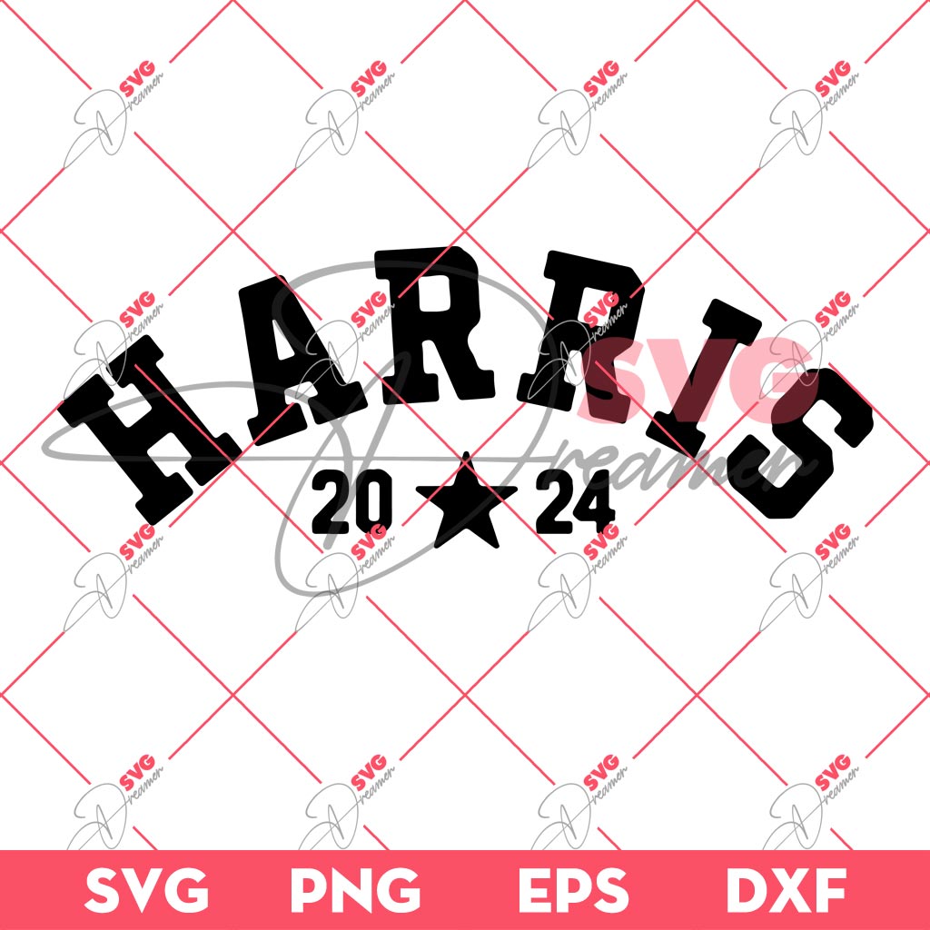 Harris 2024 SVG PNG, Kamala Harris SVG PNG