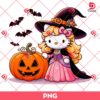 Hello Kitty Aurora Princess Halloween PNG, Aurora Hello Kitty Witch Halloween PNG