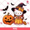 Hello Kitty Belle Princess Halloween PNG, Belle Hello Kitty Witch Halloween PNG