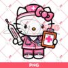 Hello Kitty Certified Nursing Assistant PNG, Hello Kitty CNA In Hospital PNG