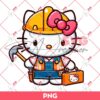 Hello Kitty Construction Worker PNG, Hello Kitty Becomes A Construction Worker PNG