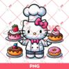 Hello Kitty Hello Kitty Becomes A Chef PNG, Hello Kitty Chef PNG, Hello Kitty Is Baking Cakes PNG