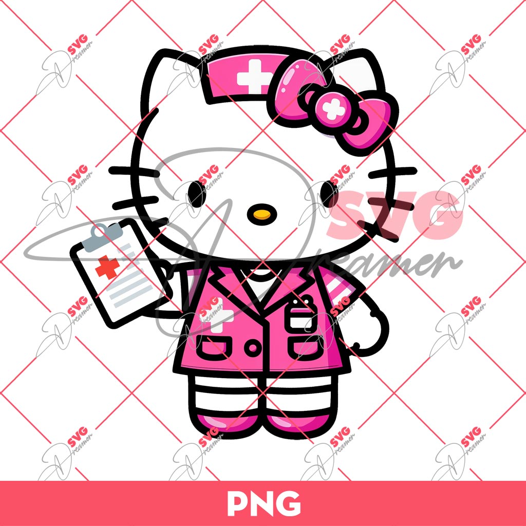 Hello Kitty Pharmacy Tech PNG, Hello Kitty In Hospital PNG