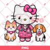 Hello Kitty Veterinarian PNG, Hello Kitty In Hospital PNG