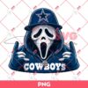 Horror Character Ghostface Fan Dallas Cowboys PNG, Ghostface Cowboys NFL Football PNG