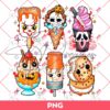 Horror Movie Summer Popsicle PNG, Summer Halloween PNG