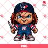 Houston Texans Chucky Player Football PNG, Houston Texans NFL Football PNG
