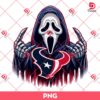 Houston Texans Ghostface Scream Player Football PNG, Houston Texans NFL Football PNG
