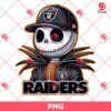 Jack Skellington Raiders NFL PNG, Nightmare Before Christmas Las Vegas Raiders Football PNG