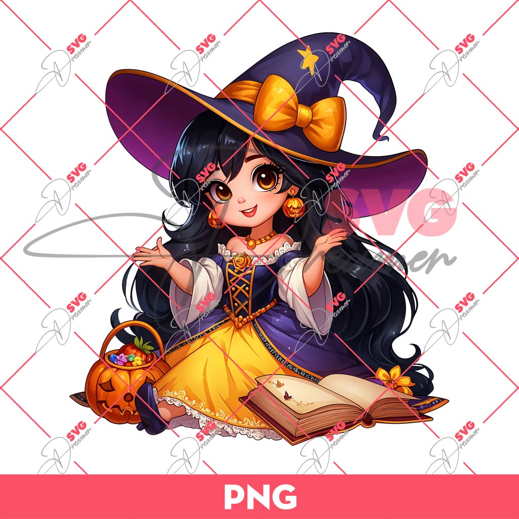 Jasmine Witch Halloween PNG, Disney Princess Halloween PNG