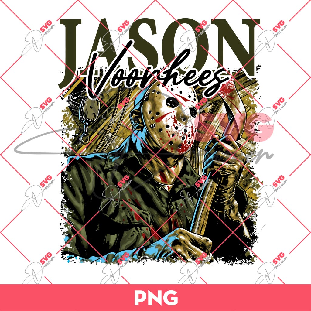 Jason Voorhees Halloween PNG, Horror Movie Characters PNG