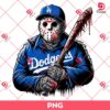 Jason Voorhees LA Dodgers PNG, Los Angeles Dodgers PNG, Horror Character NFL Football PNG