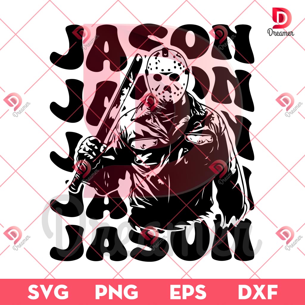 Jason Voorhees SVG PNG, Horror Killer SVG PNG, Jason Halloween SVG PNG