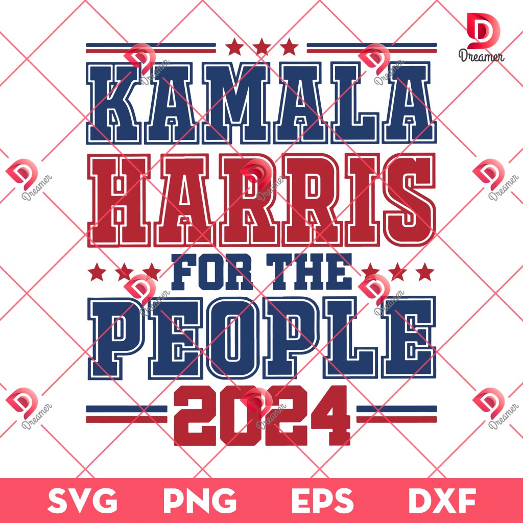 Kamala Harris For The People 2024 SVG PNG, Election 2024 SVG PNG