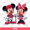 Los Angeles Angels Mickey And Minnie PNG, Disney Mickey Minnie Angels MLB Baseball PNG