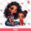 Mama And Daughter Houston Texans PNG, Mom And Daughter NFL Football PNG, Chicana Girl Sport PNG