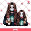 Mama And Daughter Michael Myers Coffee PNG, Horror Character Halloween PNG, Horror Mom PNG