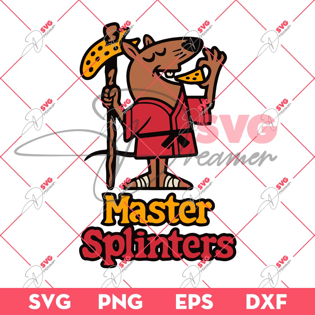 Master Splinters SVG, Little Caesars SVG