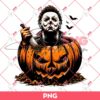 Michael Myers In Pumpkin Halloween PNG, Horror Characters Halloween PNG