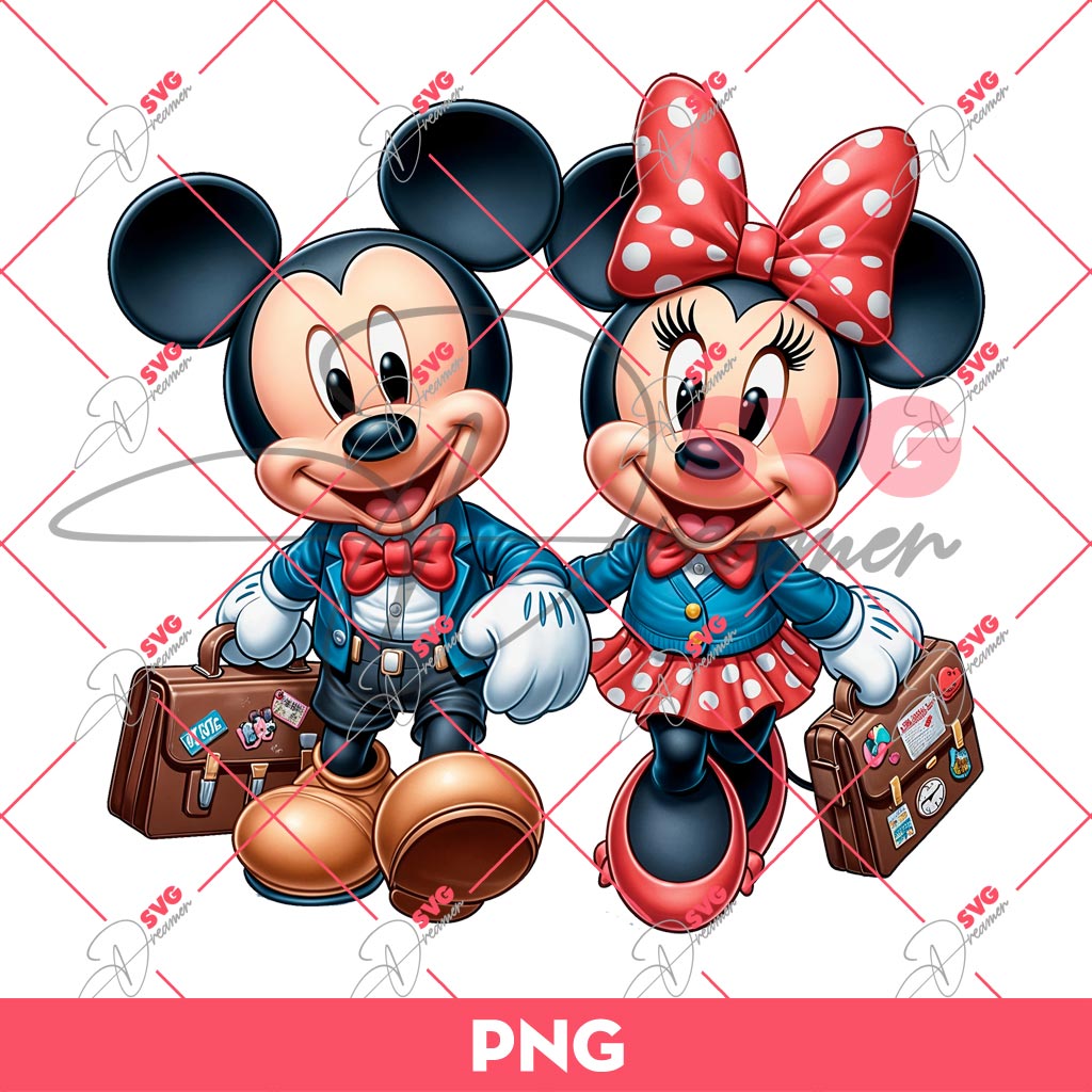 Mickey And Minnie Back To School PNG, Disney First Day Of School PNG