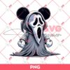 Mickey Mouse Ghostface Scream PNG, Disney Halloween PNG