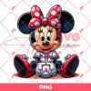 Minnie Mouse Atlanta Braves PNG, Disney Minnie Baseball PNG, Atlanta Braves MLB Baseball PNG