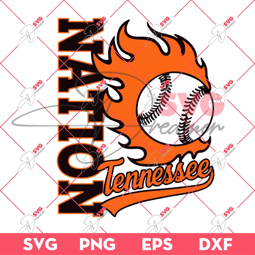 Nation Tennessee Champs 2024 SVG PNG, Retro Baseball Tennessee Chapions SVG PNG