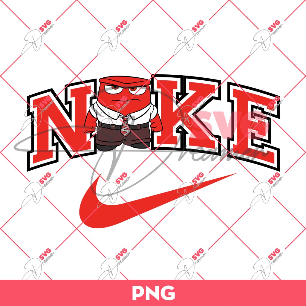 Nike Anger PNG, Inside Out 2 PNG